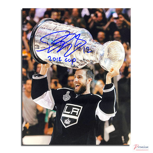 Simon Gagne Los Angeles Kings Signed 8x10 Photograph /w 2012 Cup Inscription