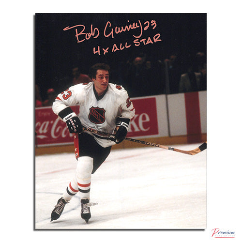 Bob Gainey NHL All-Star Signed 8x10 Photograph w/ 4x All-Star Inscription