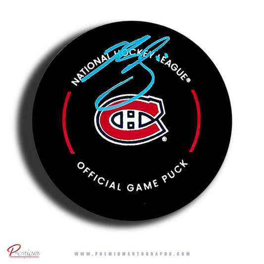 Brendan Gallagher Montreal Canadiens Autographed Official Game Puck