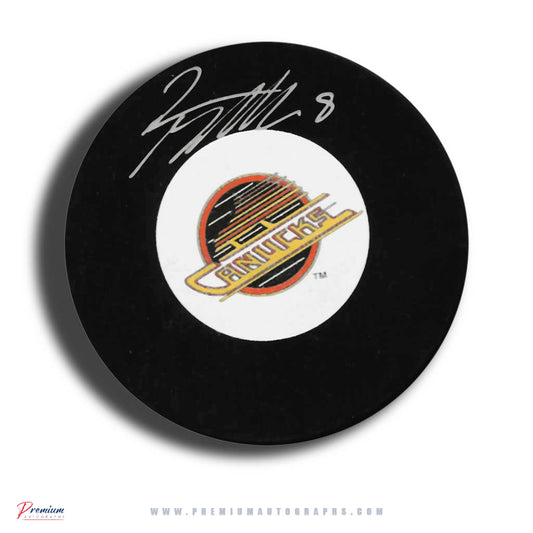 Conor Garland Vancouver Canucks Signed Puck