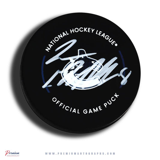 Conor Garland Vancouver Canucks Signed Official Game Puck