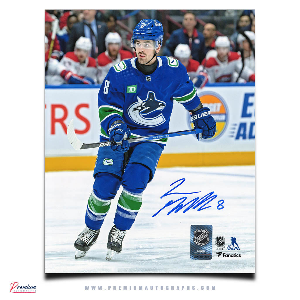 Conor Garland Vancouver Canucks Signed 8x10 Photograph Vs. Canadiens