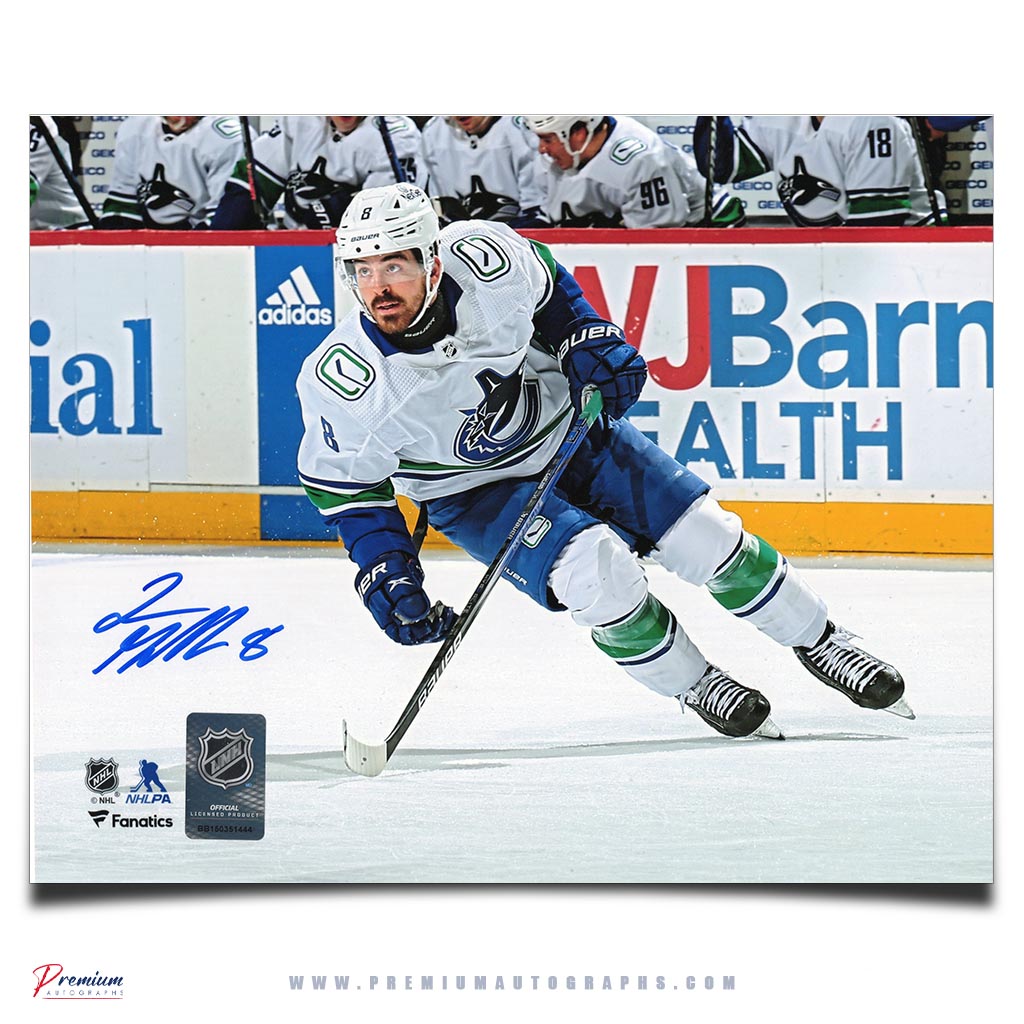 Conor Garland Vancouver Canucks Signed 8x10 Photograph Focused