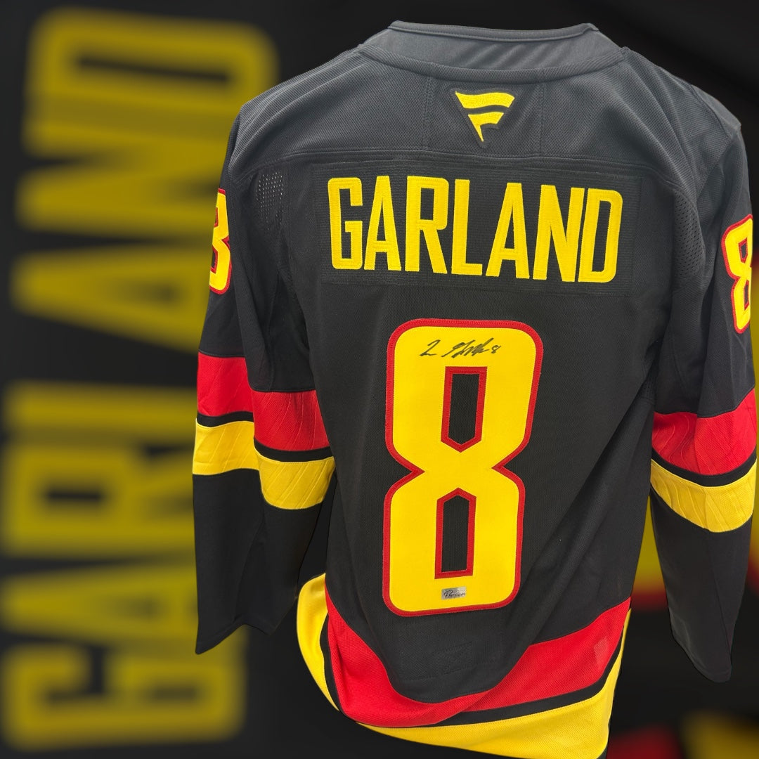 Conor Garland Vancouver Canucks Fanatics Autographed Jersey
