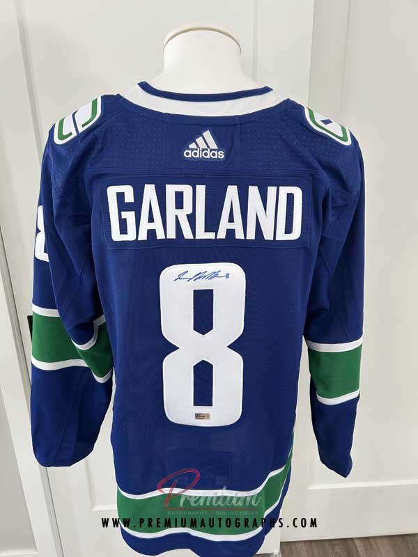 Conor Garland Vancouver Canucks ADIDAS Autographed Jersey