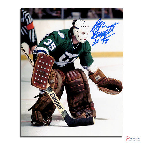 John Garrett Hartford Whalers Signed 8x10 Photograph Top of the Paint