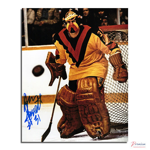 John Garrett Vancouver Canucks Signed 8x10 Photograph Focused