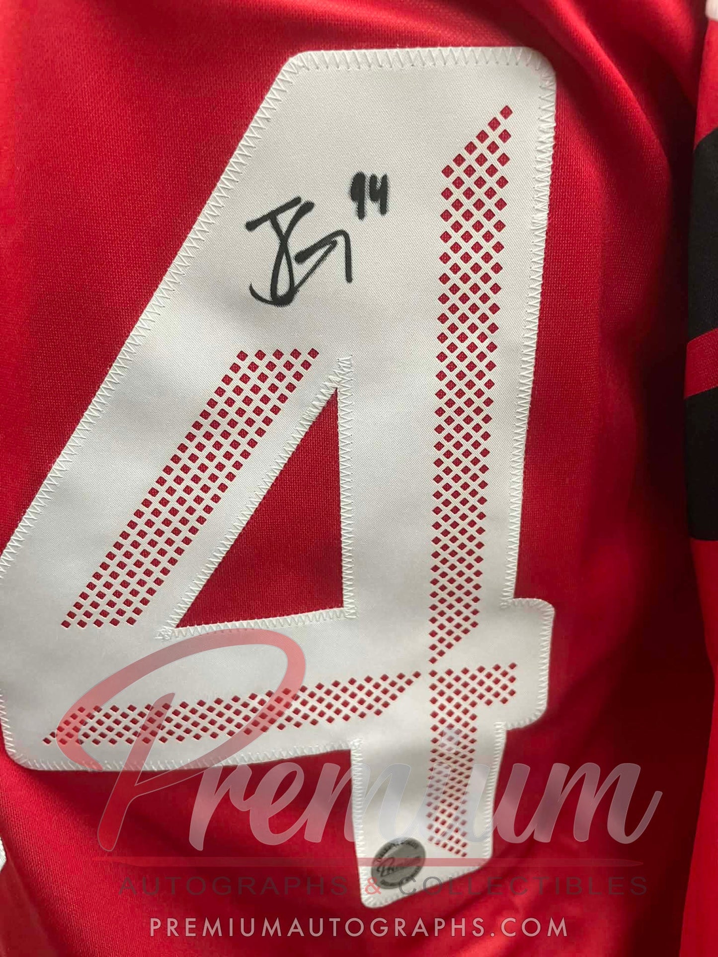 Jenn Gardiner Olympic Team Canada Autographed Bauer RED jersey