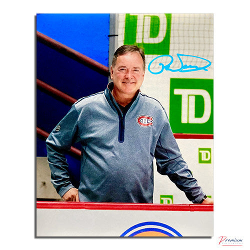 Pierre Gervais Montreal Canadiens Signed 8x10 Photograph Portrait