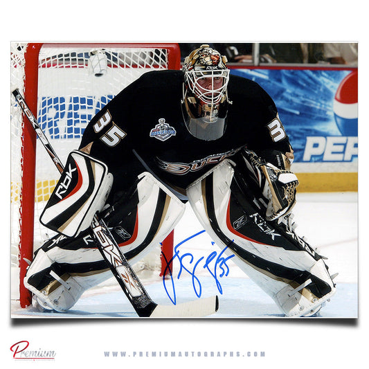 Jean-Sebastien Giguere AnaheimDucks Signed 8x10 Photograph Focused