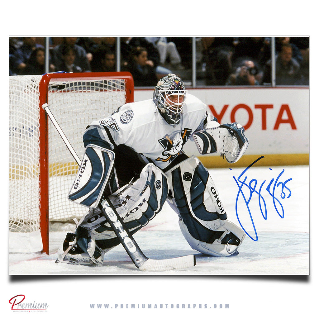 Jean-Sebastien Giguere AnaheimDucks Signed 8x10 Photograph Top of the Crease