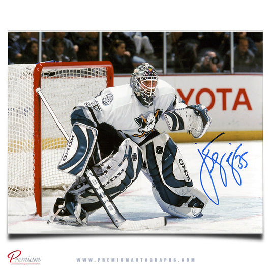 Jean-Sebastien Giguere AnaheimDucks Signed 8x10 Photograph Top of the Crease