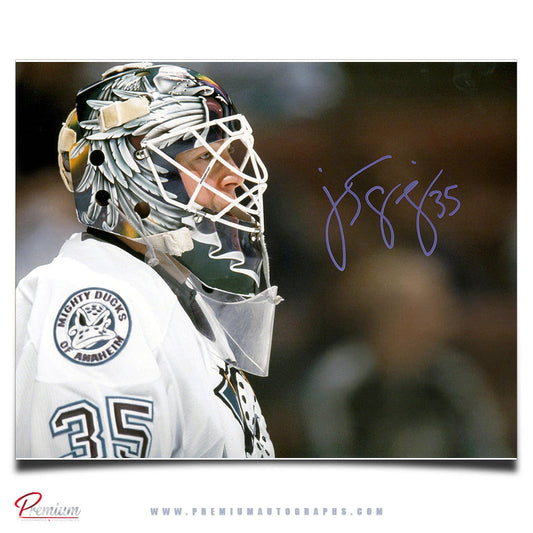 Jean-Sebastien Giguere AnaheimDucks Signed 8x10 Photograph Close Up
