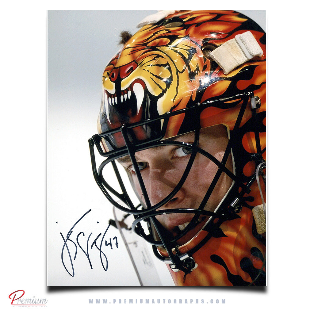 Jean-Sebastien Giguere Toronto Maple Leafs Signed 8x10 Photograph Stick Save
