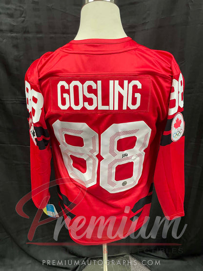 Julia Gosling Olympic Team Canada Autographed Bauer RED jersey