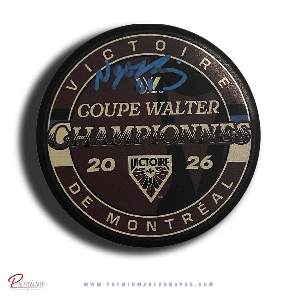 Nicole Gosling Autographed Montreal Victoire 2026 Walter Cup Champions Puck