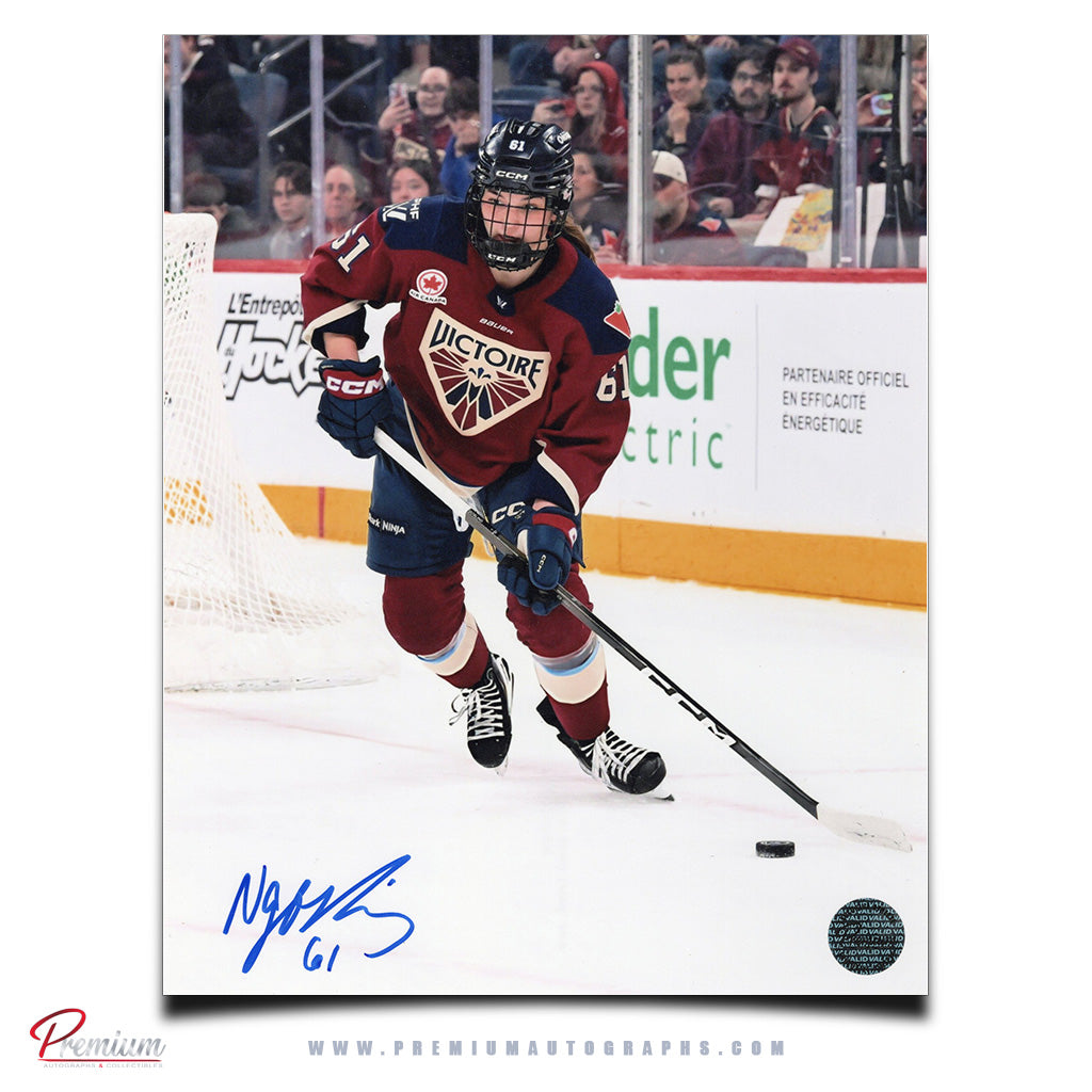 Nicole Gosling Montreal Victoire Autographed 8x10 Photograph Defensive Zone