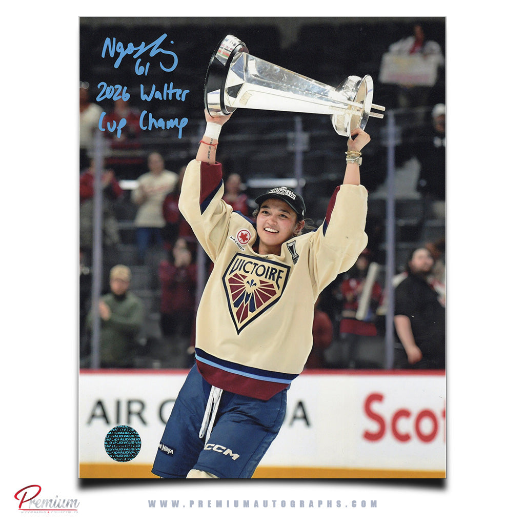 Nicole Gosling Montreal Victoire Autographed 8x10 Photograph 2026 Walter Cup Champs Inscription