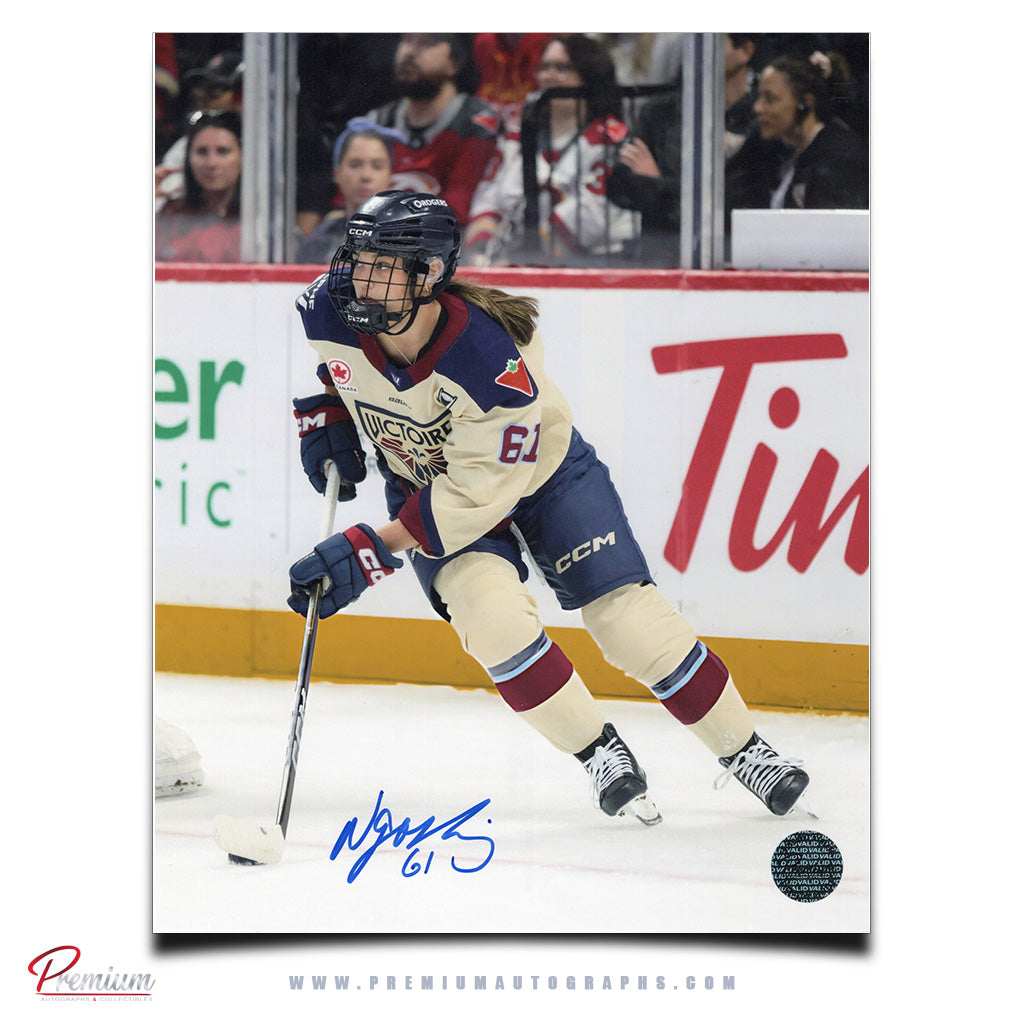 Nicole Gosling Montreal Victoire Autographed 8x10 Photograph Around the Net