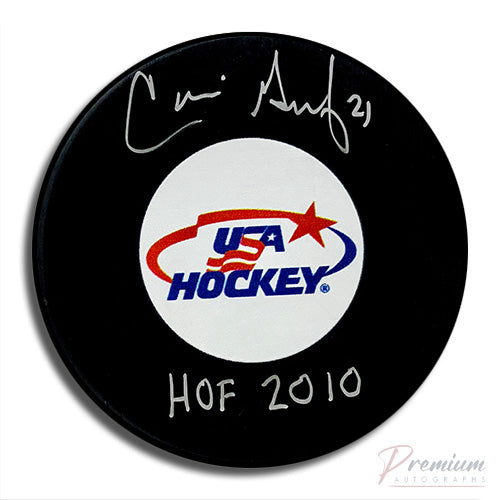 Cammi Granato USA Signed Puck w/ HOF 2010 Inscription