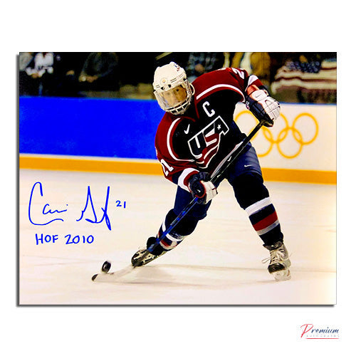 Cammi Granato USA Signed 8x10 Photograph Slap Shot /w HOF 2010 Inscription