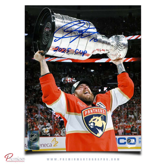 A.J. Greer Florida Panthers Autographed 8x10 Photograph Stanley Cup Celebration Close Up