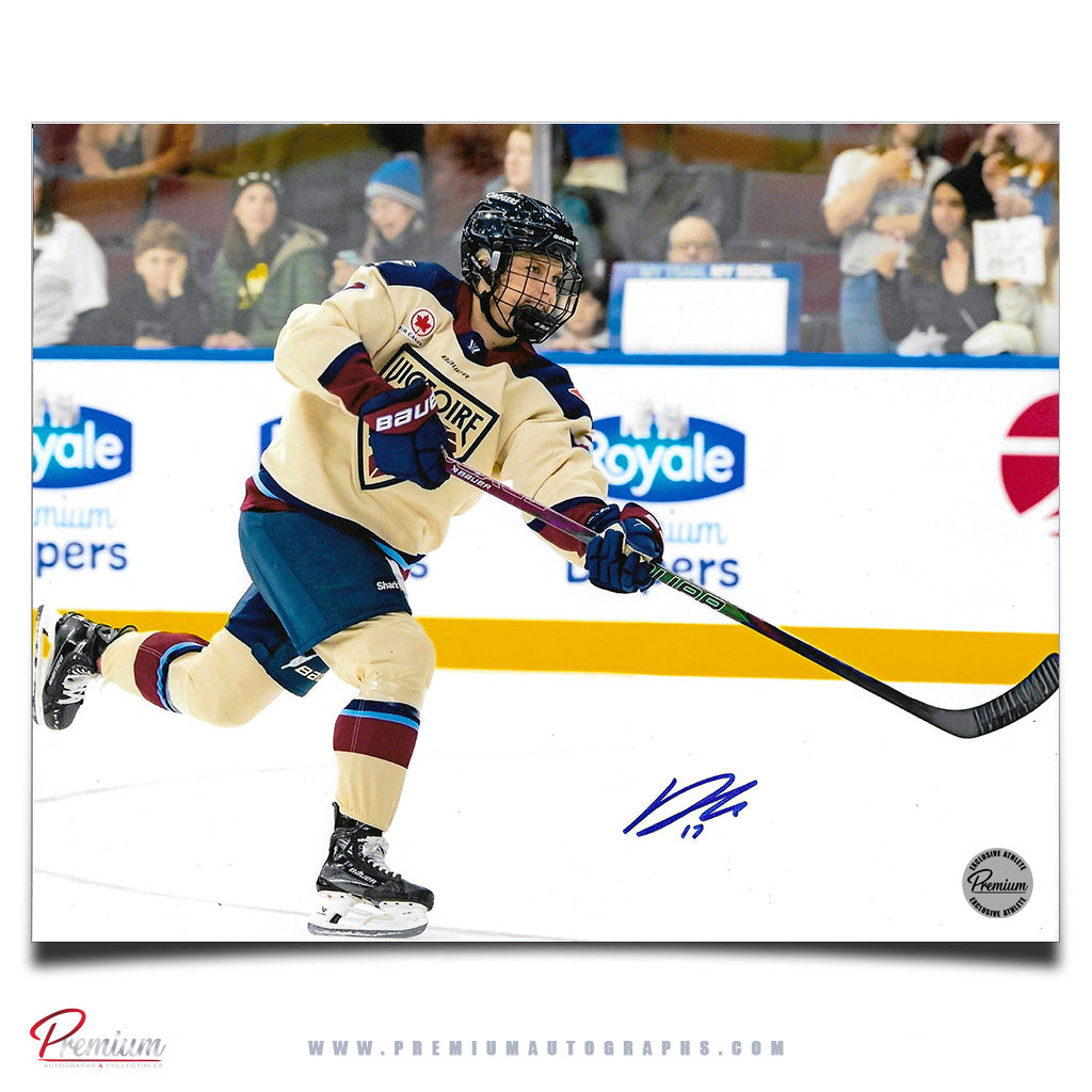 Dara Greig Montreal Victoire Autographed PWHL 8x10 Photograph Slap Shot