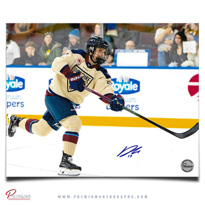 Dara Greig Montreal Victoire Autographed PWHL 8x10 Photograph Slap Shot