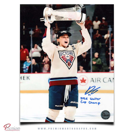 Dara Greig Montreal Victoire PWHL Autographed 8x10 Photograph w/ 2026 Walter Cup Champion Inscription