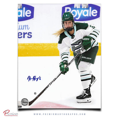 Hadley Hartmetz Boston Fleet PWHL Autographed 8x10 Photograph On the Attack