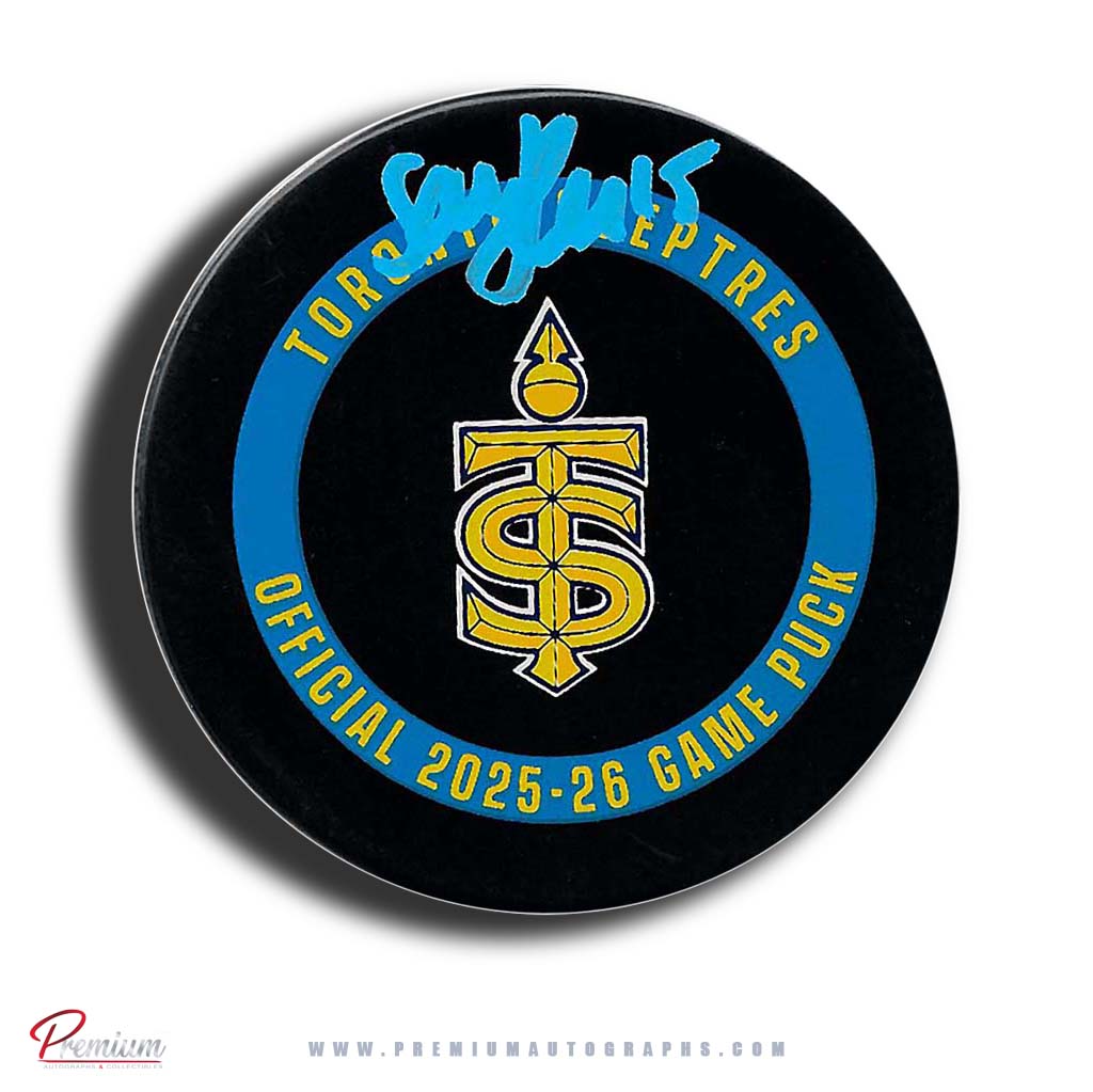 Savannah Harmon Toronto Sceptres PWHL Autographed 2025-26 Official Game Puck