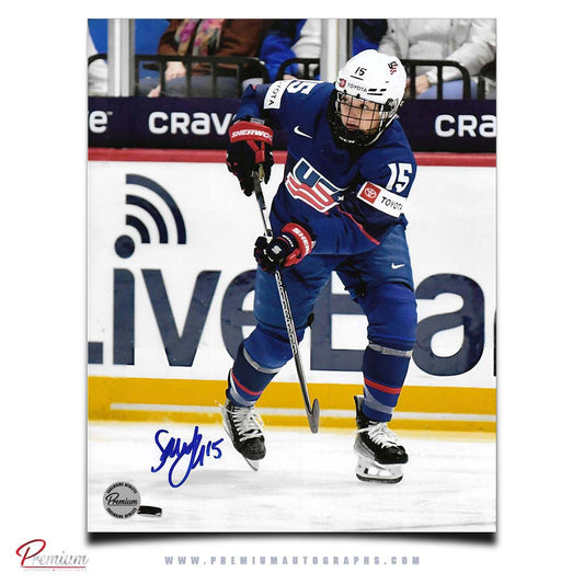 Savannah Harmon Team USA  Autographed 8x10 Photograph Passing
