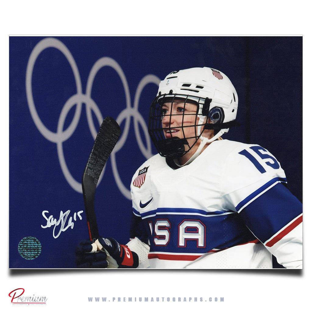 Savannah Harmon Team USA Autographed 8x10 Photograph Olympic Rings