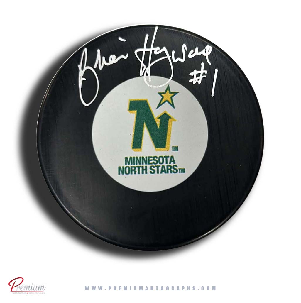 Brian Hayward Minnesota North Stars Autographed Puck