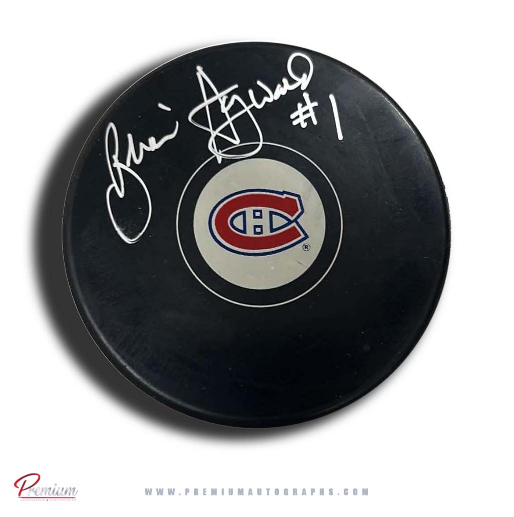 Brian Hayward Montreal Canadiens Autographed Puck