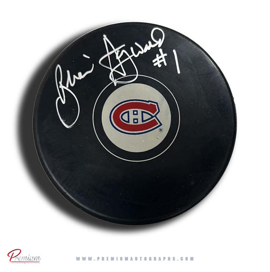 Brian Hayward Montreal Canadiens Autographed Puck