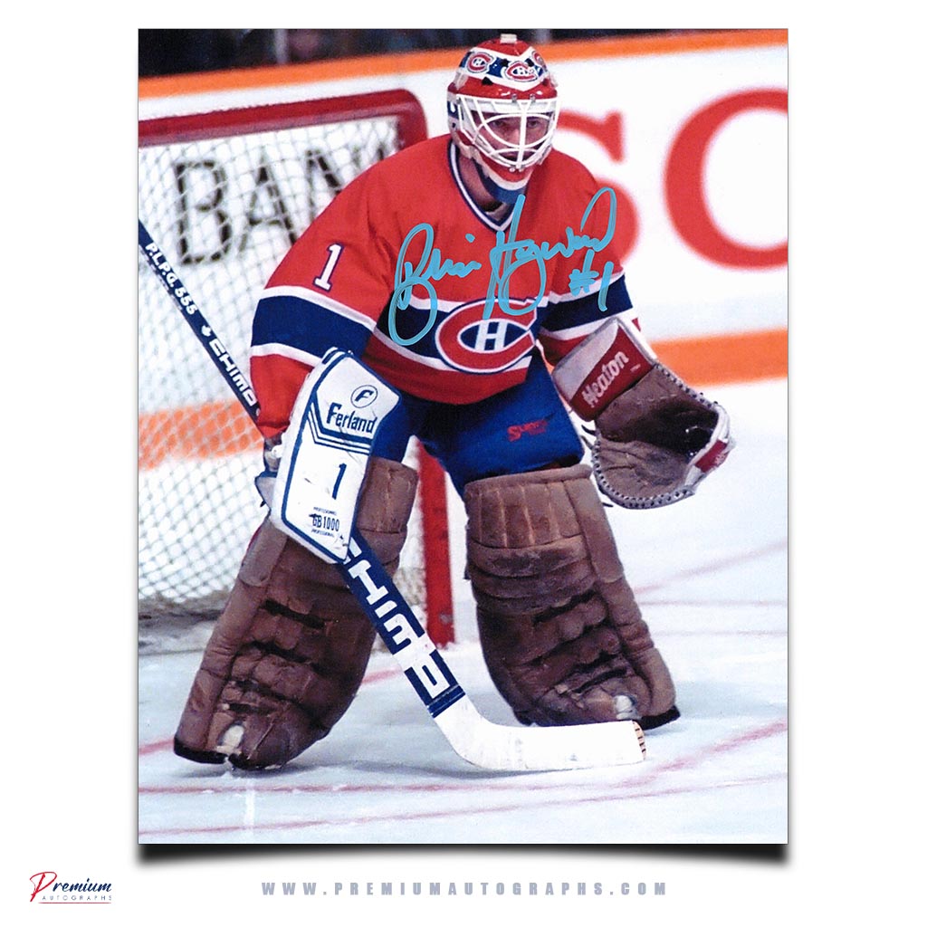 Brian Hayward Montreal Canadiens Signed 8x10 Photograph Stance