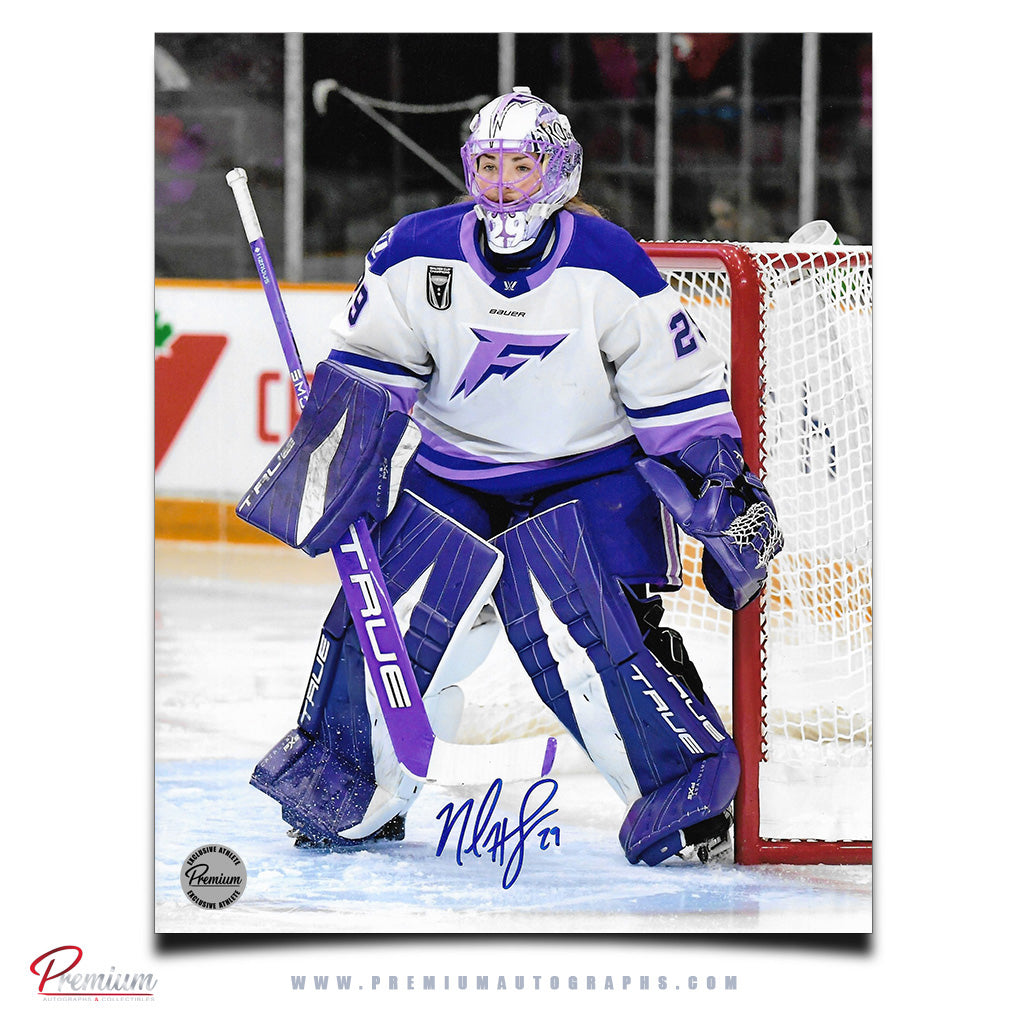 Nicole Hensley Minnesota Frost PWHL Autographed 8x10 Photograph In Net