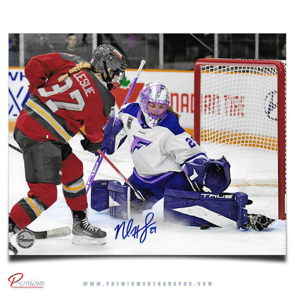 Nicole Hensley Minnesota Frost Autographed 8x10 Photograph Pad Save