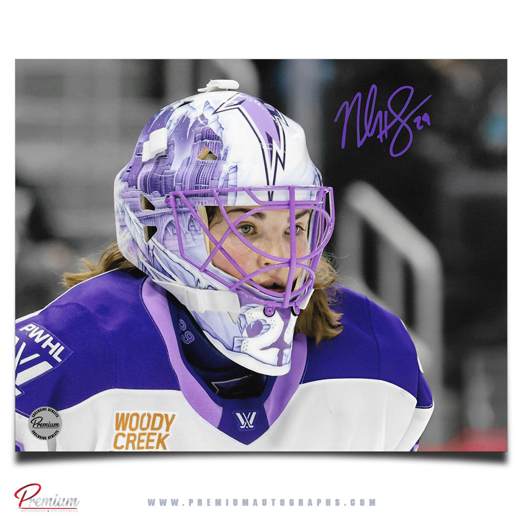 Nicole Hensley Minnesota Frost PWHL Autographed 8x10 Photograph Close Up