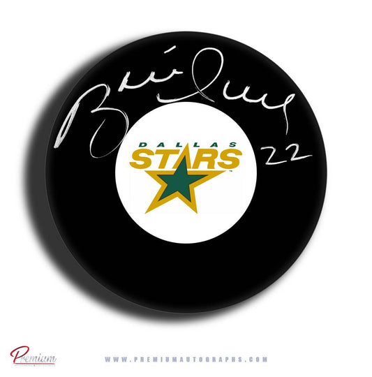 Brett Hull Dallas Stars Autographed Puck