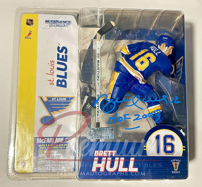 Brett Hull St. Louis Blues Autographed McFarlane Series 9