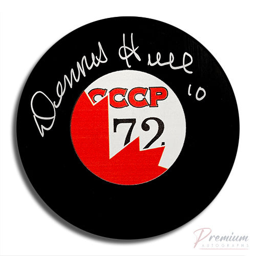 Dennis Hull Team Canada Signed Puck