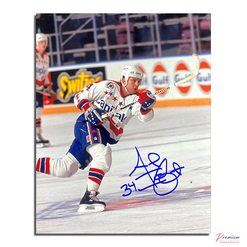 Al Iafrate Washington Capitals Signed 8x10 Photograph Big Shot