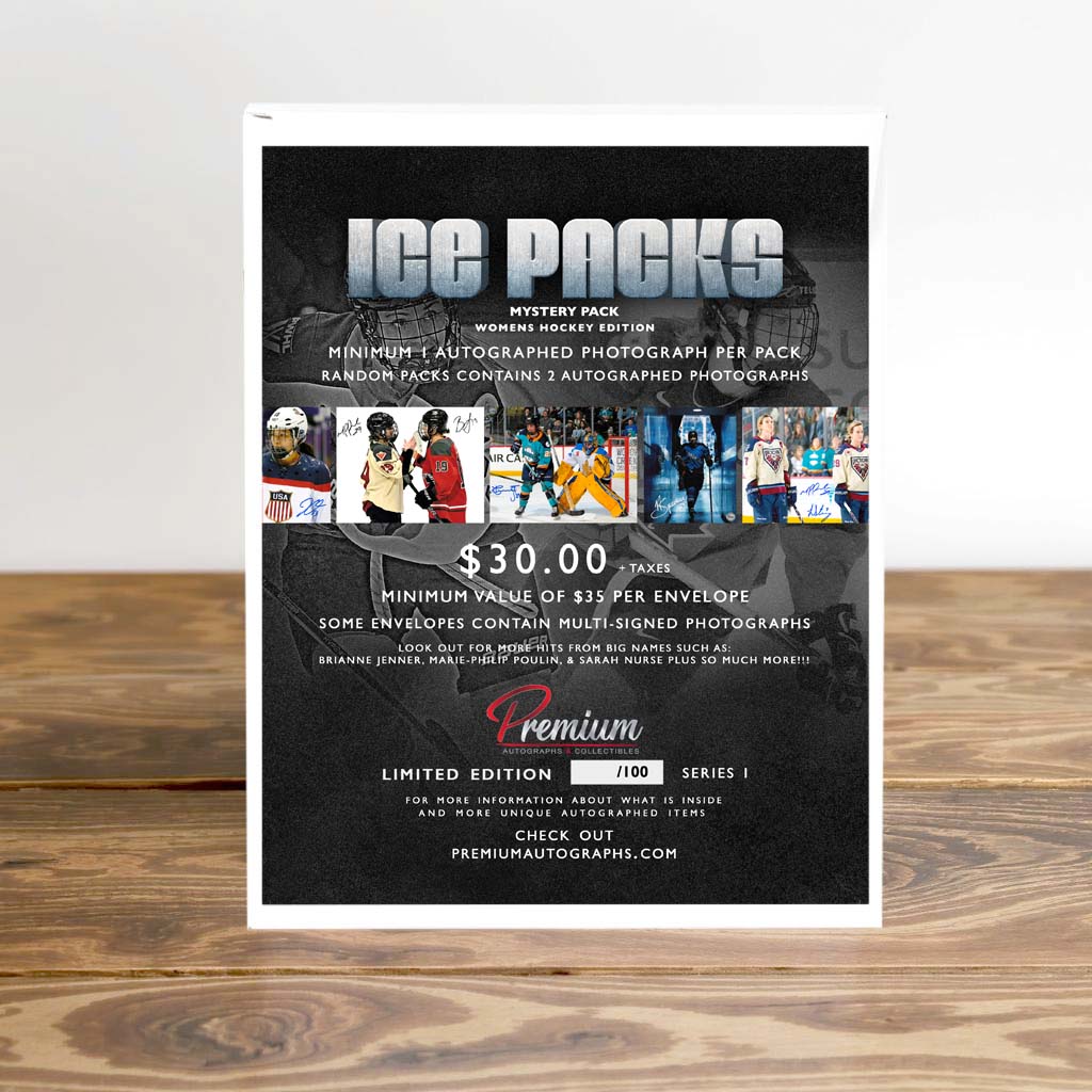 Ice Packs - Mystery Pack Woman's Hockey Series I – Premium Autographs ...