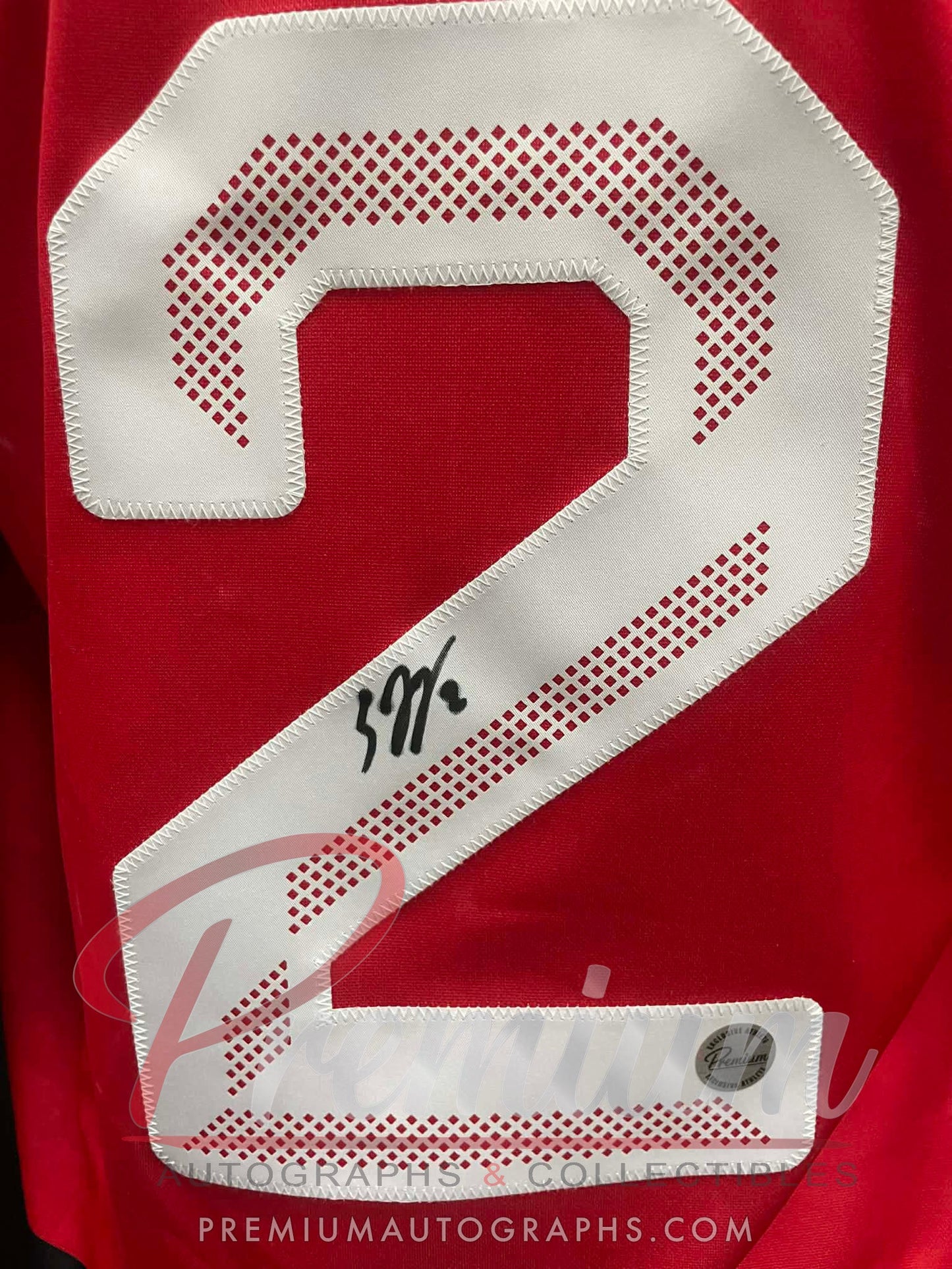 Sophie Jaques Olympic Team Canada Autographed Bauer RED jersey