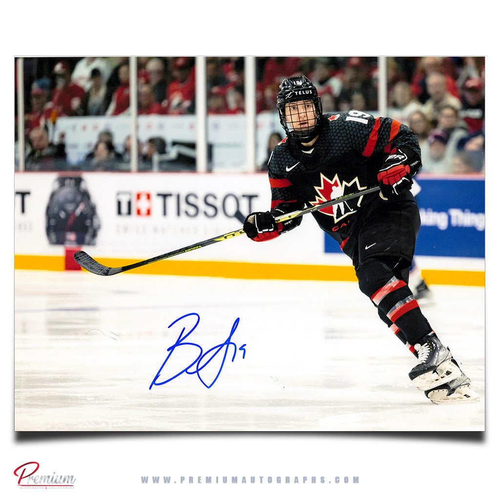 Brianne Jenner Team Canada Autographed 8x10 Photograph Focused