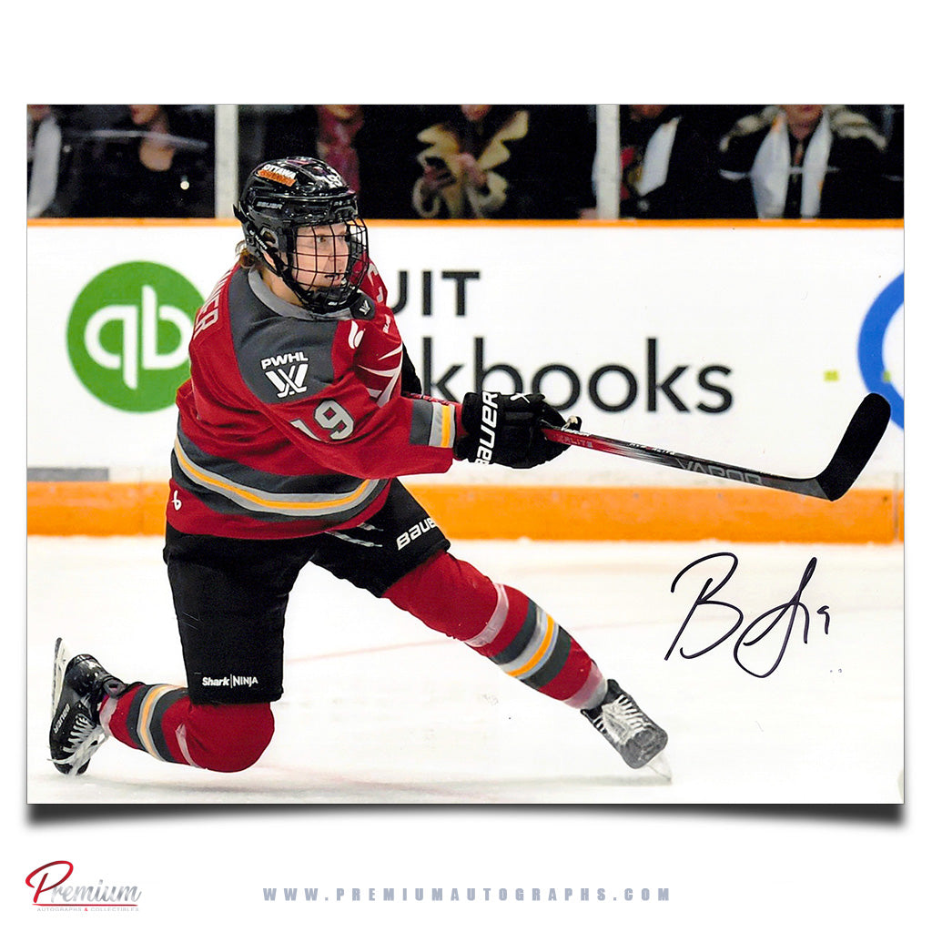 Brianne Jenner Ottawa Charge Autographed PWHL 8x10 Photograph Big Shot!