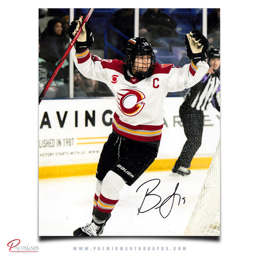 Brianne Jenner Ottawa Charge Autographed PWHL 8x10 Photograph Goal Celebration