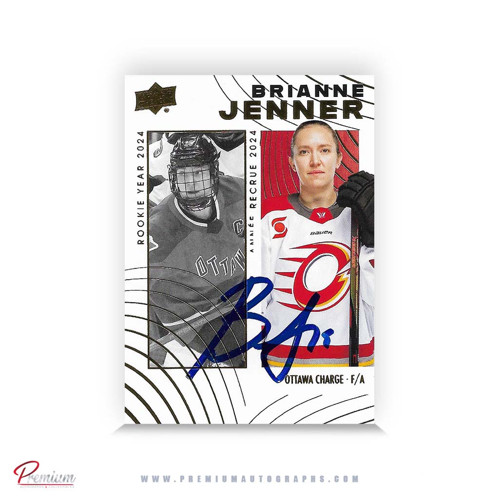 Brianne Jenner Ottawa Charge Autographed 25-26 Upper Deck PWHL Tim Hortons Hockey Card #85